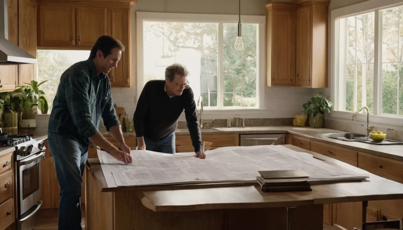 Provider reviewing kitchen plans with a homeowner in the Manassas area